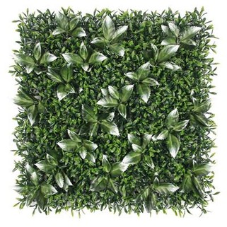 Keinotekoinen violetti ruoho boxwood paneeli